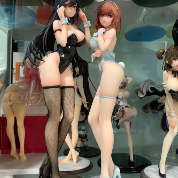 Black Bunny Aoi & White Bunny Summer Bud Figure - Image 3