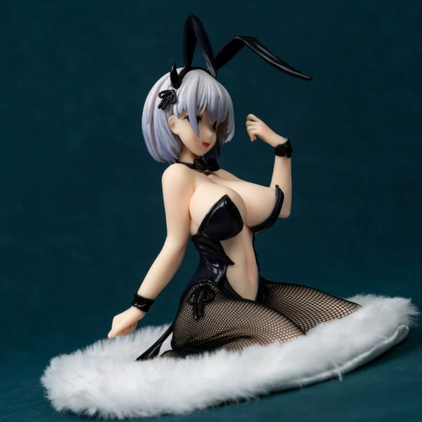 Cute Kneeling Bunny Girl Anime Figurine - Image 3