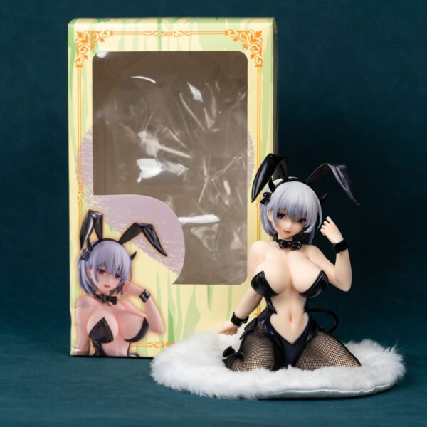 Cute Kneeling Bunny Girl Anime Figurine - Image 5